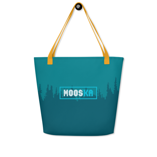 All-over print large tote bag