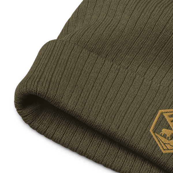 Moosk'a Badge - Ribbed knit beanie